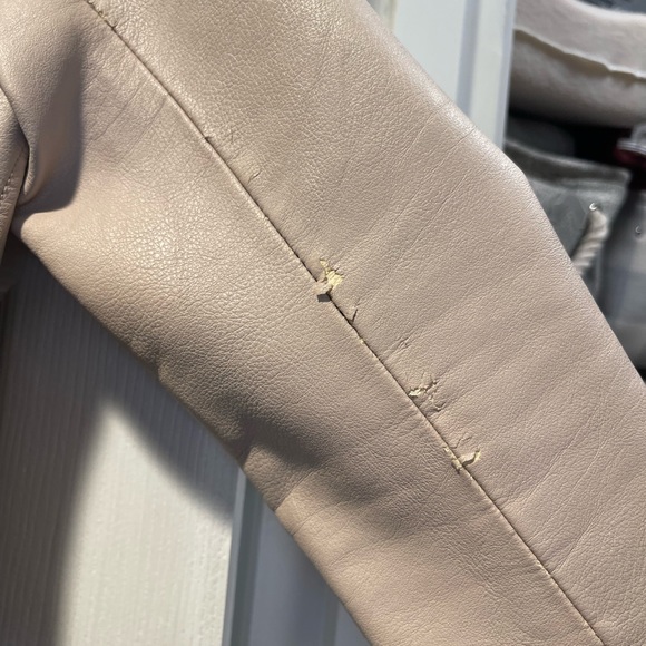 Abercrombie and Fitch Women's Vegan Leather Moto Jacket - Picture 2 of 8